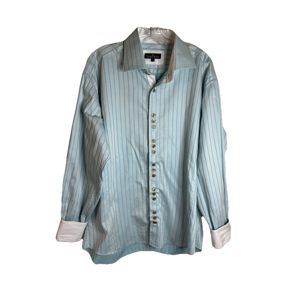 Bertigo‎ Turquoise Stripe Sz 6 (2XL)